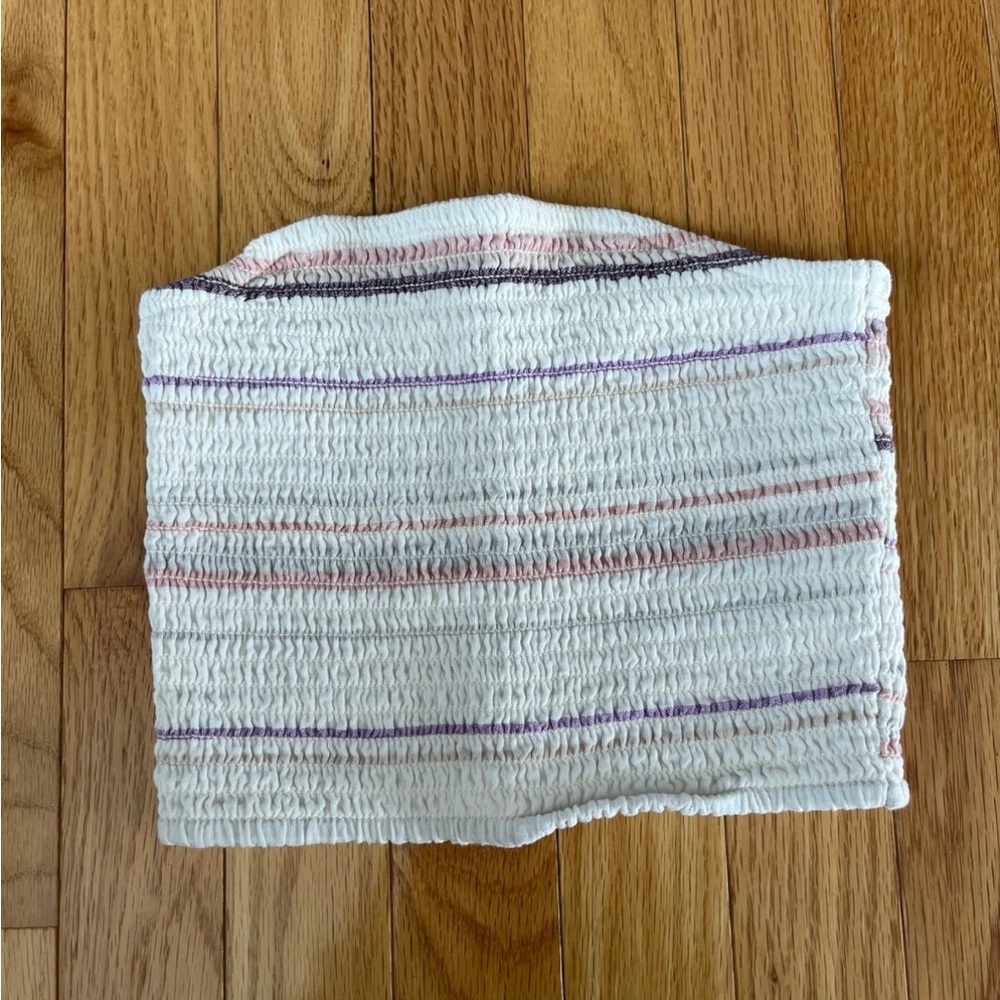 Striped Knit Tube Top